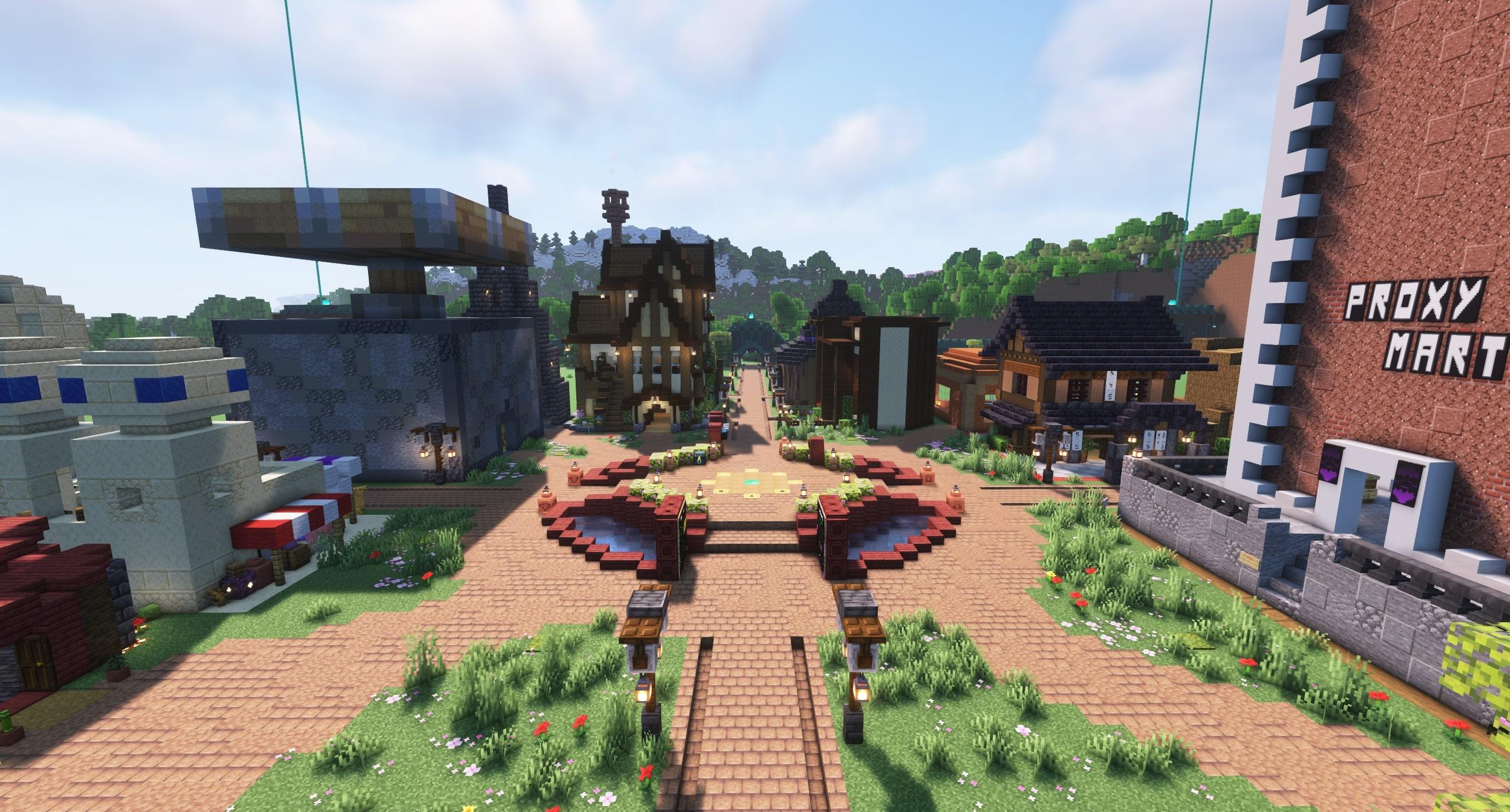 Screenshot from Softslayer Minecraft Server