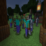 Screenshot from Haunted Mansion Minecraft Server