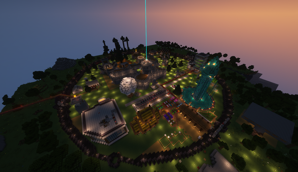 Screenshot from The Superflat Experiment Minecraft Server