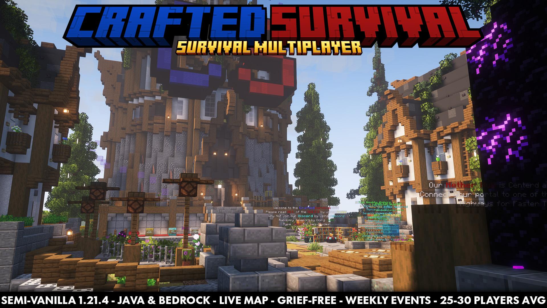Screenshot from Crafted Survival SMP Minecraft Server Screenshot from Crafted Survival SMP Minecraft Server