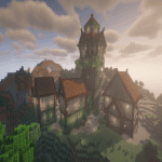 Screenshot from MagicVoxels Minecraft Server