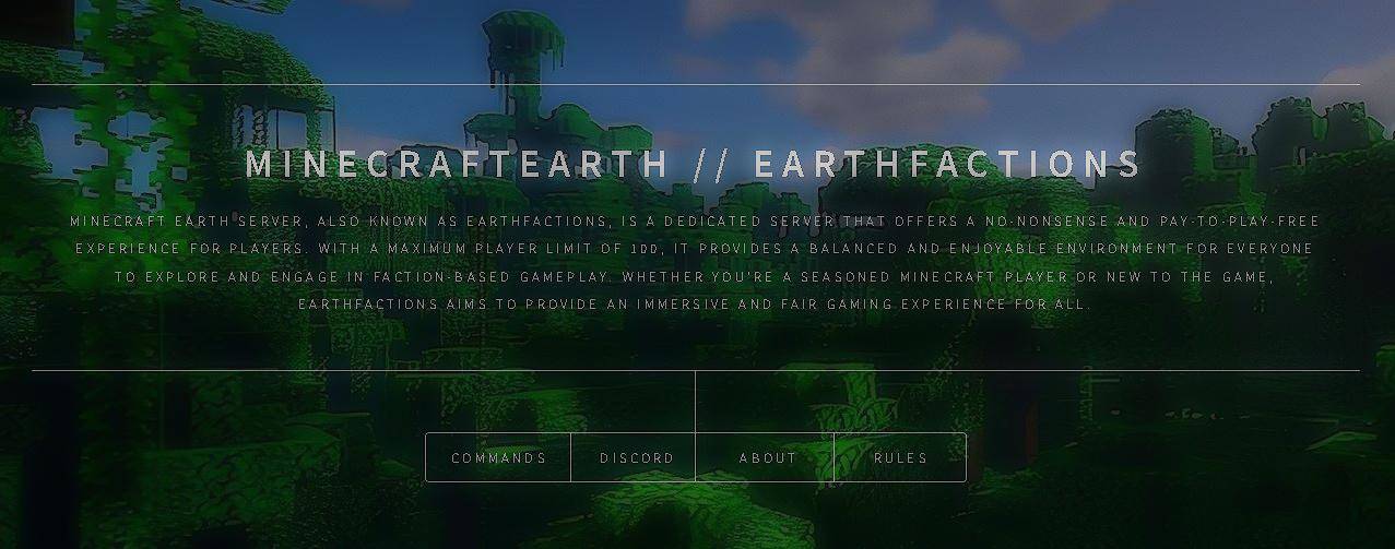 Minecraft earth server