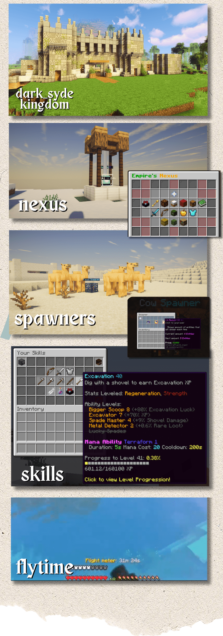 Screenshot from Empire of gamers Minecraft Server
