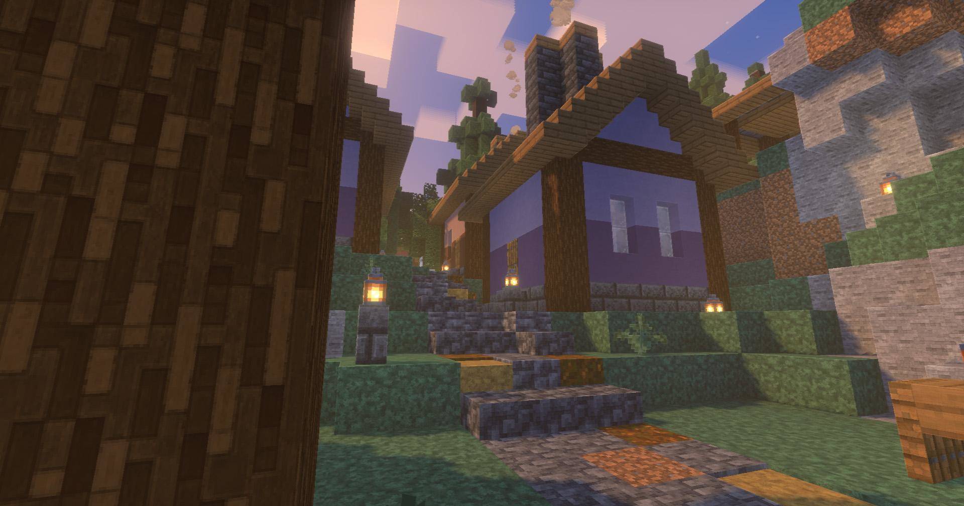 Screenshot from Bridging Blocks Minecraft Server