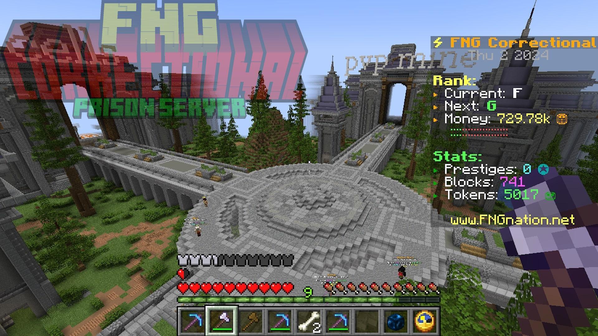 Screenshot from FNG Nation Network Minecraft Server
