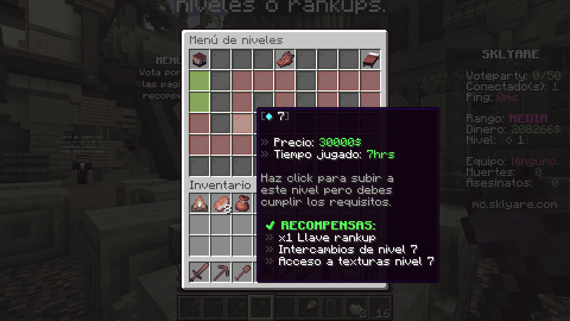 Screenshot from SKLYARE Minecraft Server Screenshot from SKLYARE Minecraft Server