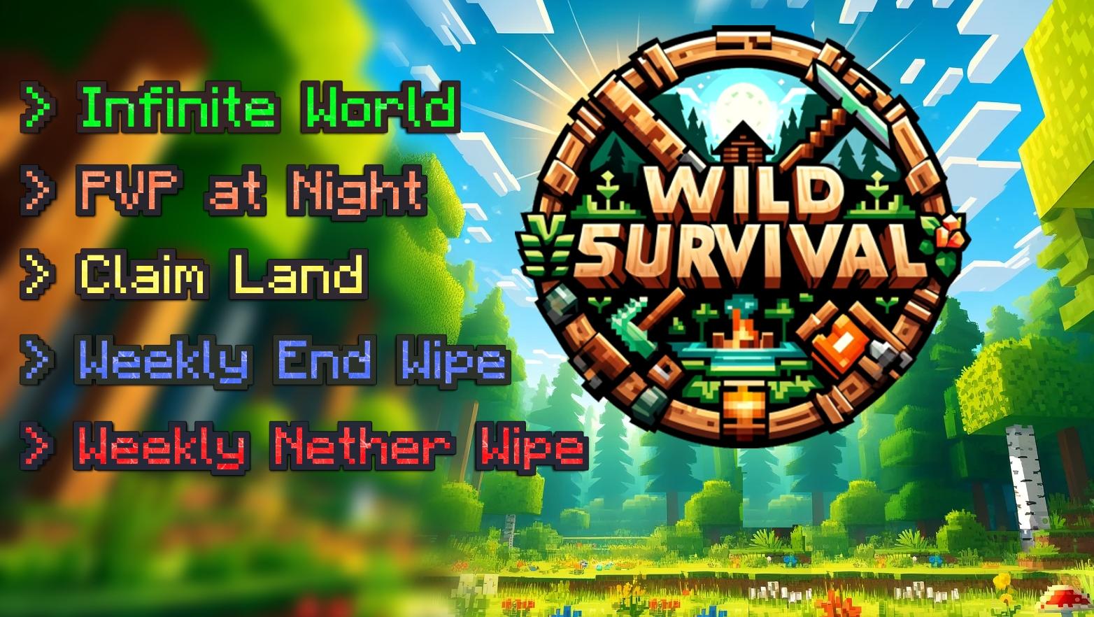 Screenshot from Wild Survival Minecraft Server