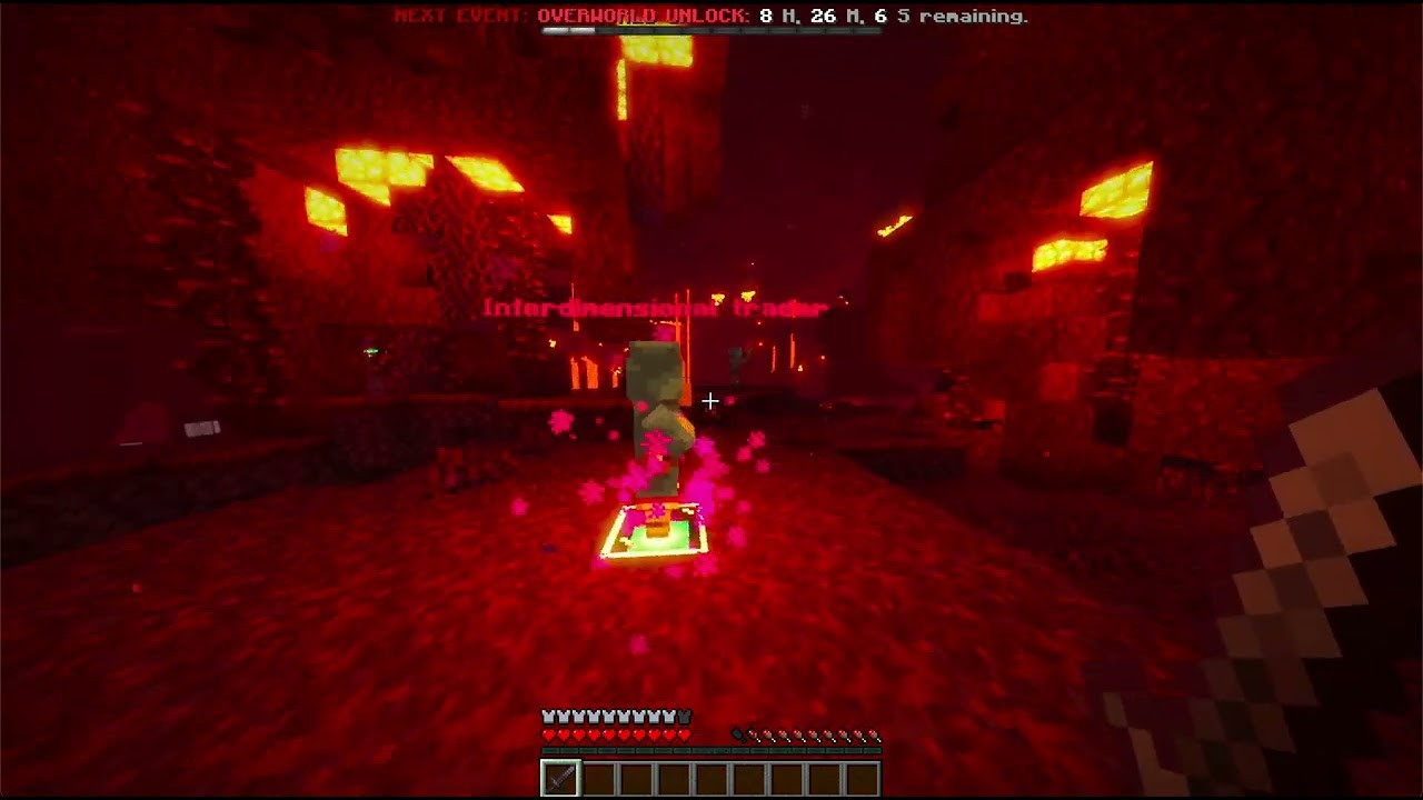 Screenshot from Hellvival Nether Survival Minecraft Server