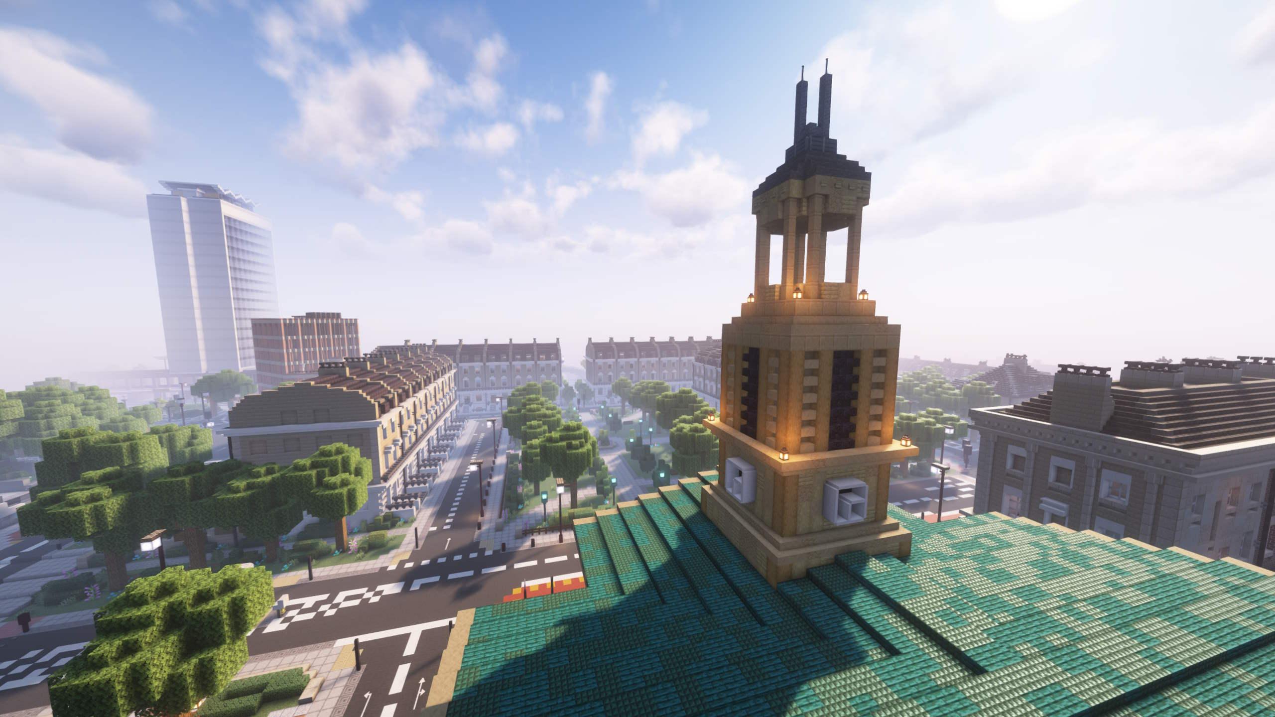Screenshot from British City Minecraft Server