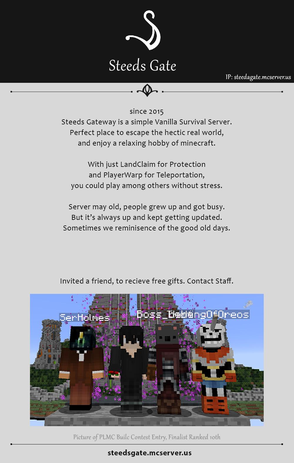 Screenshot from Steeds Gate Minecraft Server Screenshot from Steeds Gate Minecraft Server