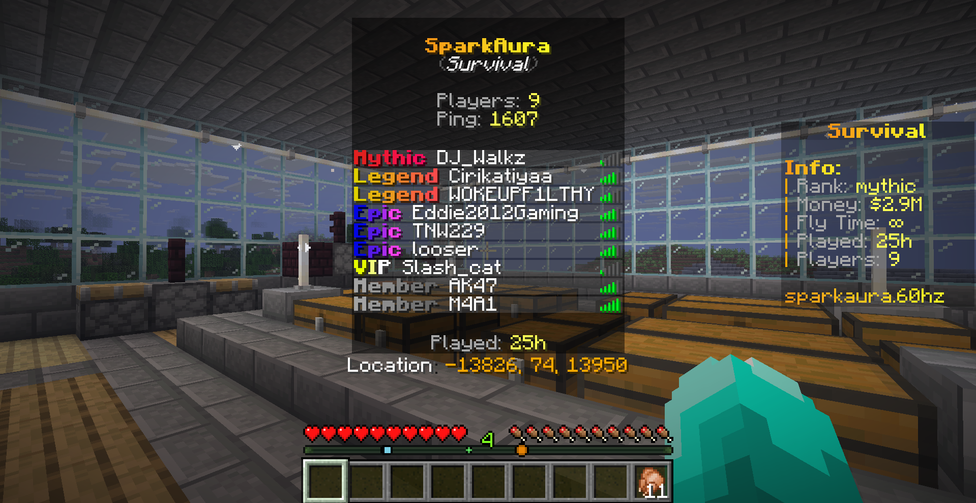 Screenshot from Sparkaura Minecraft Server Screenshot from Sparkaura Minecraft Server