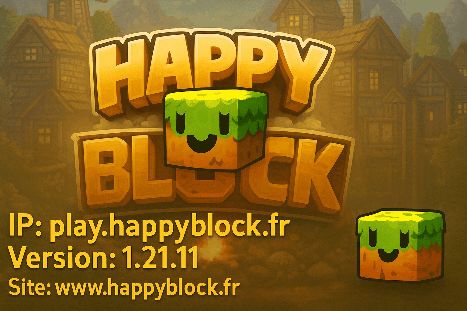Screenshot from HappyBlock Minecraft Server Screenshot from HappyBlock Minecraft Server