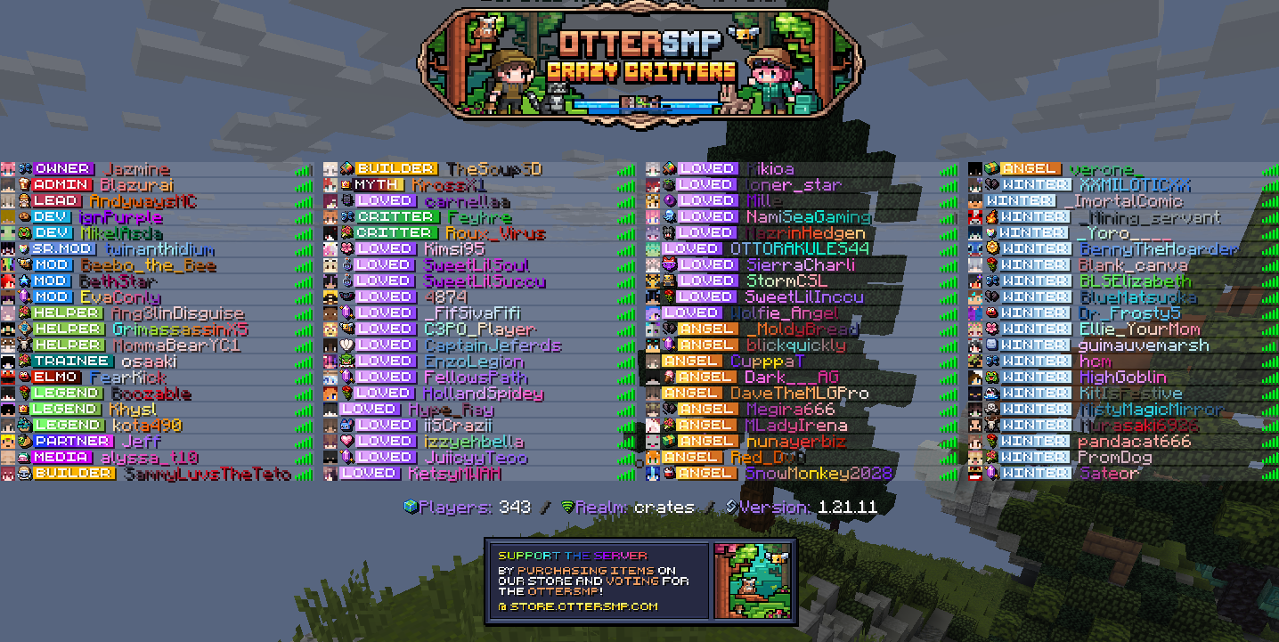 Screenshot from OtterSMP Minecraft Server