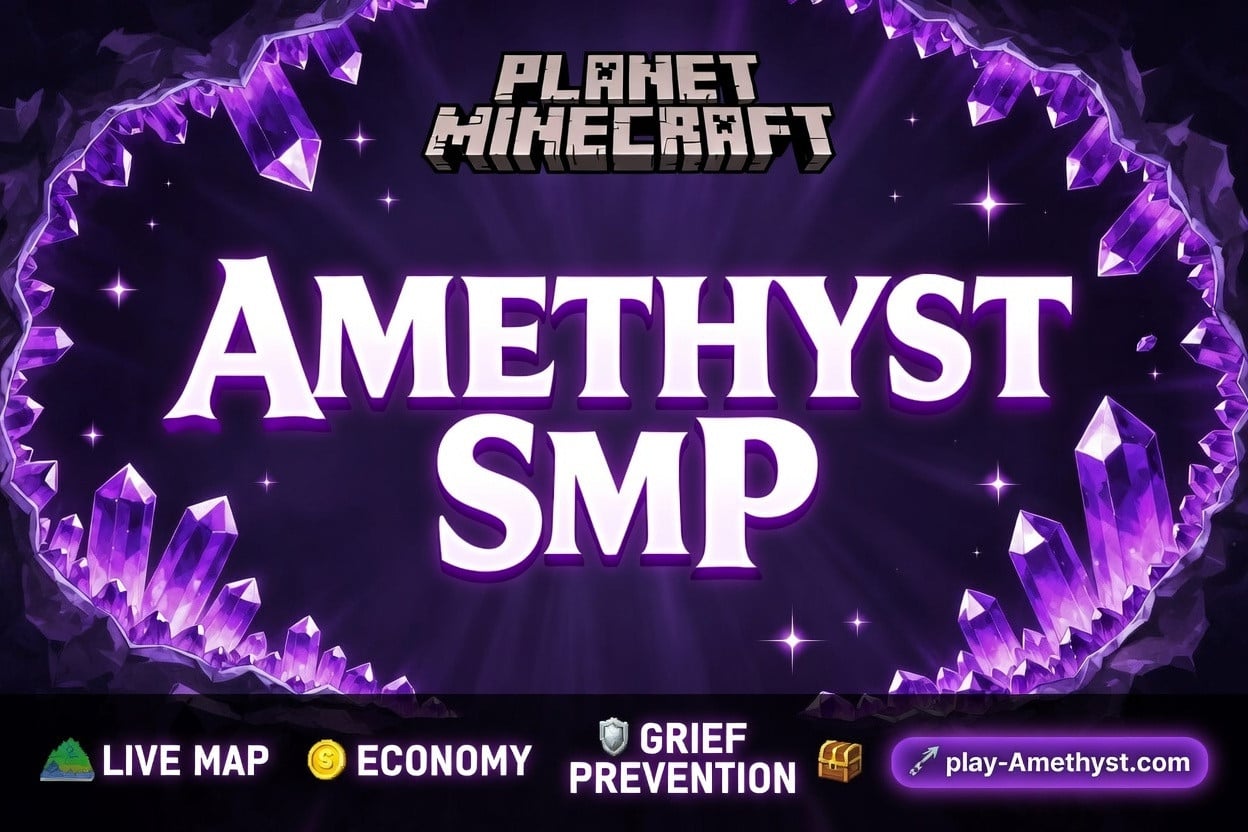 Screenshot from Amethyst SMP Minecraft Server Screenshot from Amethyst SMP Minecraft Server