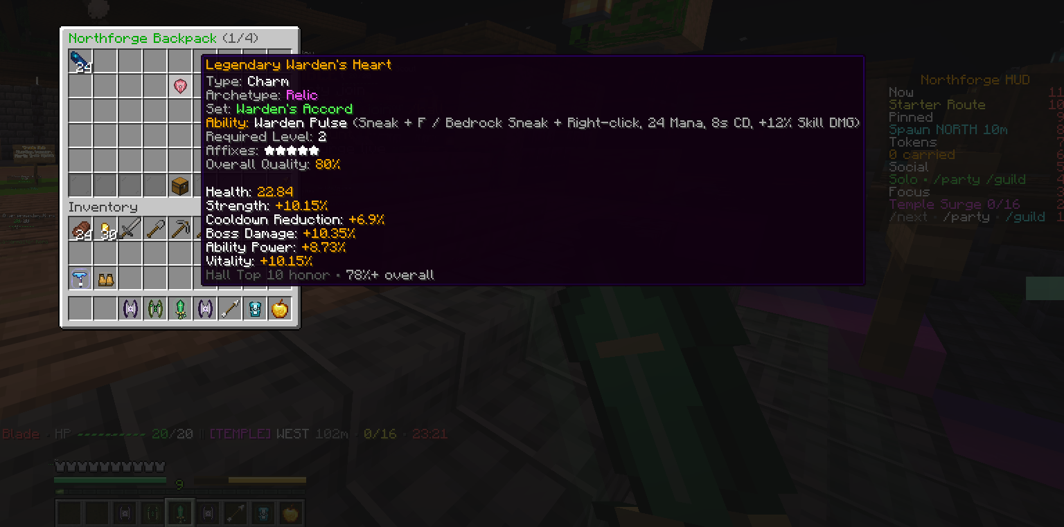 Screenshot from playnorthforge Minecraft Server Screenshot from playnorthforge Minecraft Server