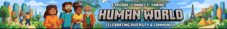 Screenshot from Human World Vanilla + Skyblock Minecraft Server