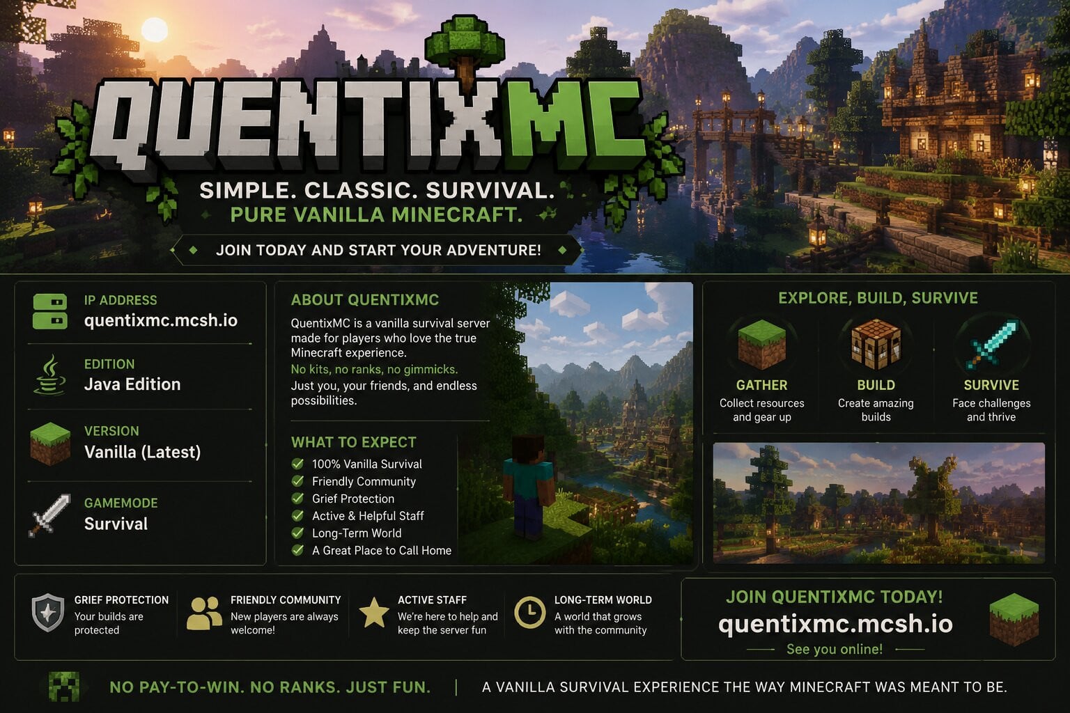 Screenshot from QuentixMC Minecraft Server