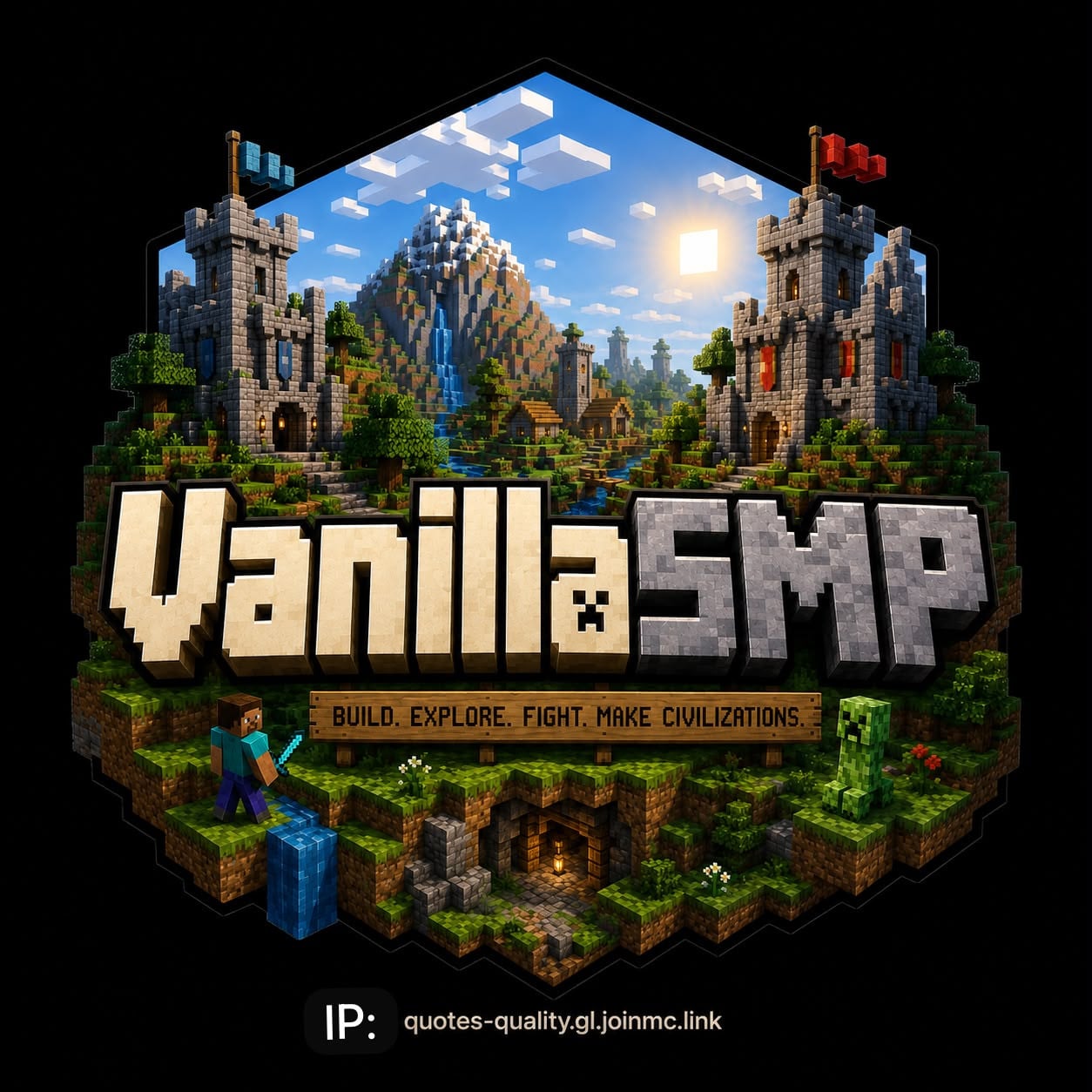 Screenshot from VanillaSMP Minecraft Server