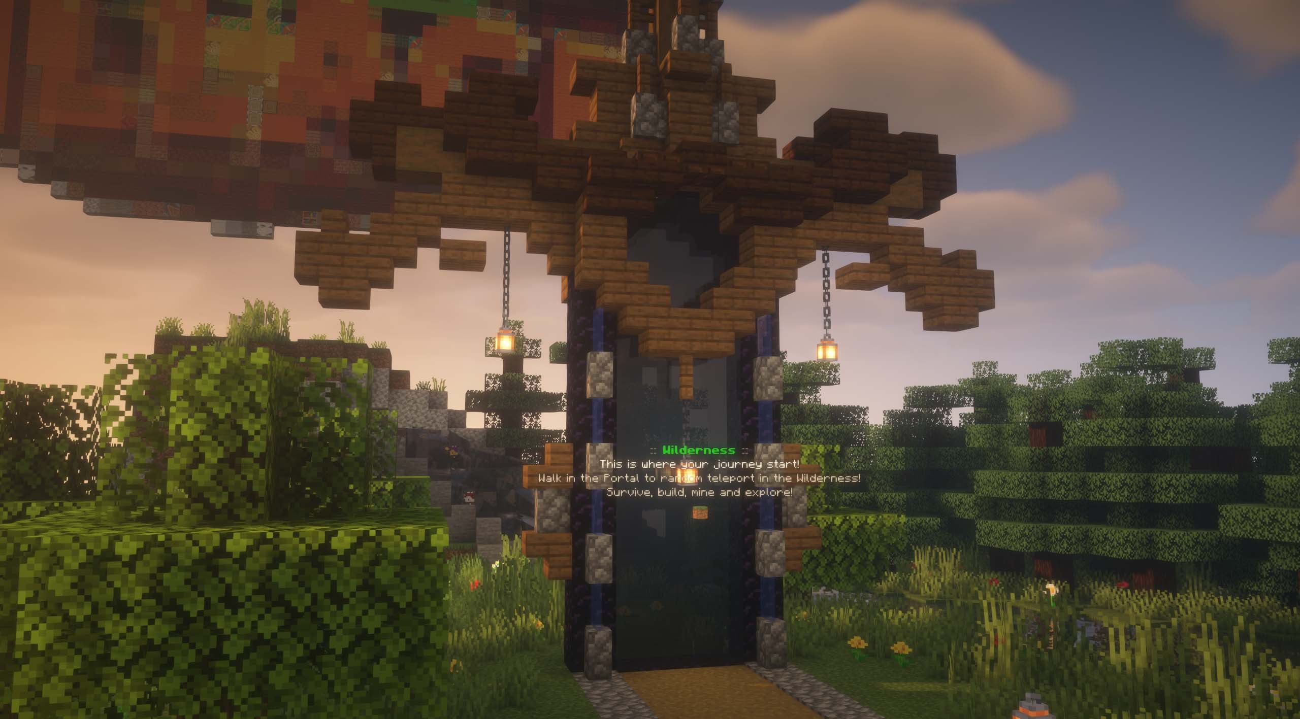 Screenshot from The Village Minecraft Server