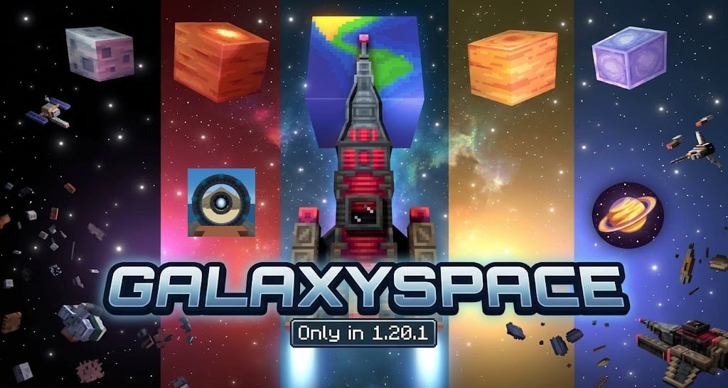 Screenshot from Galaxyspace Minecraft Server