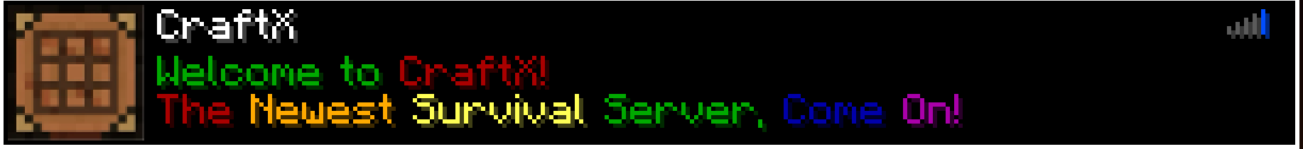 Screenshot from CraftX Minecraft Server Screenshot from CraftX Minecraft Server