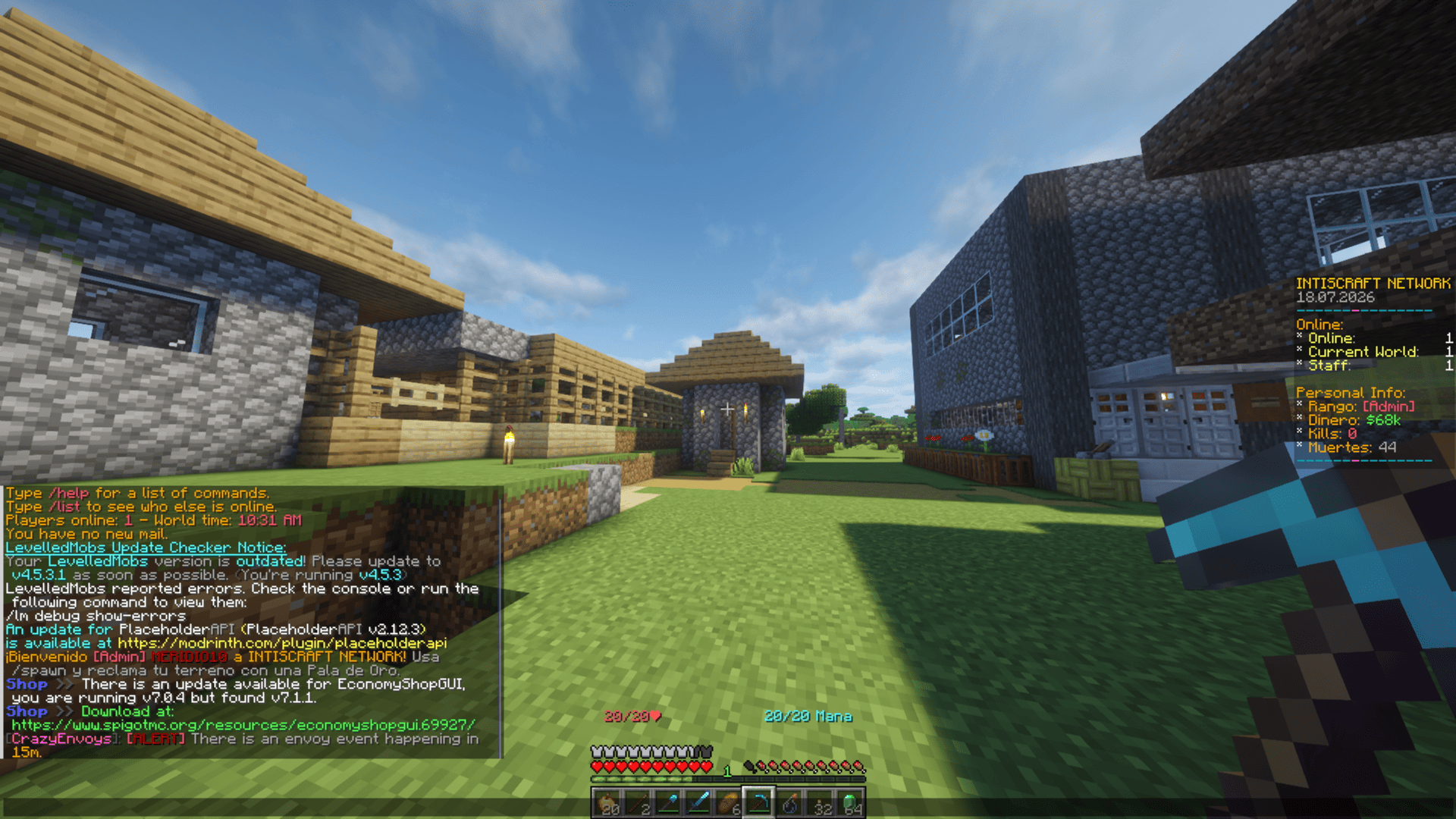 Screenshot from INTISCRAFT NETWORK Minecraft Server