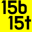 Minecraft Server icon for 15b15t